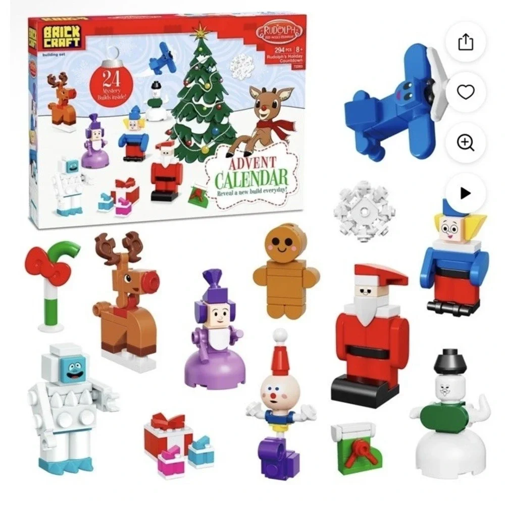 Brick Craft Rudolph The Red Nosed‎ Reindeer Advent Calendar